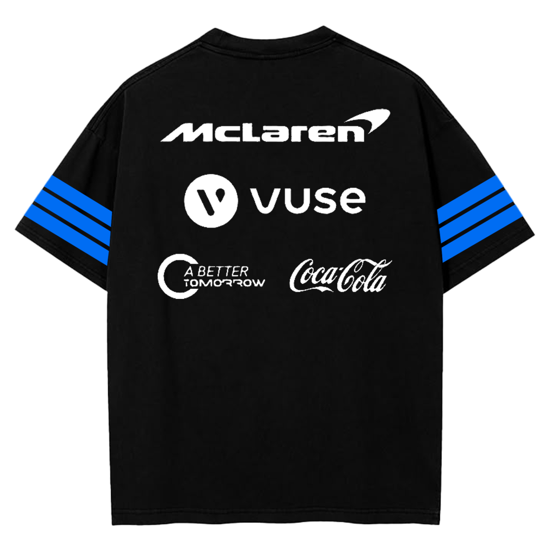 AZURE GRIDLINE MCLAREN TEE